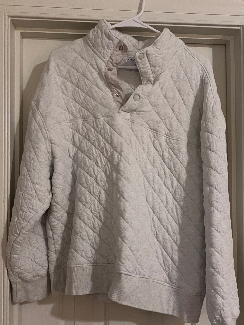 Quilted pullover